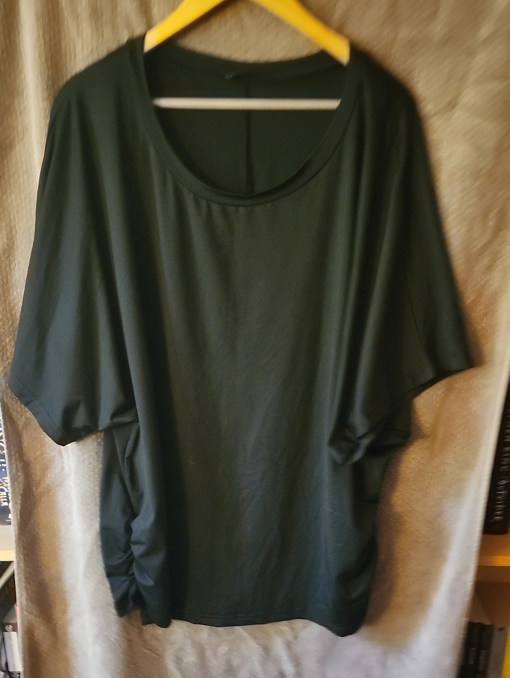 Women's Black Dolman Sleeve Top